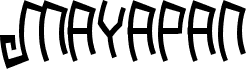 preview image of the Mayapan font
