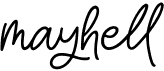preview image of the Mayhell font