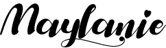 preview image of the Maylanie font