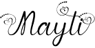 preview image of the Mayti font