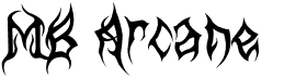 preview image of the MB Arcane font