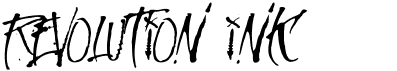 preview image of the MCF Revolution Ink font