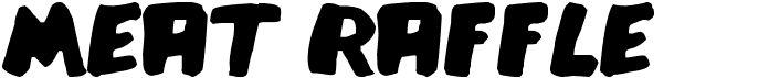 preview image of the Meat Raffle font