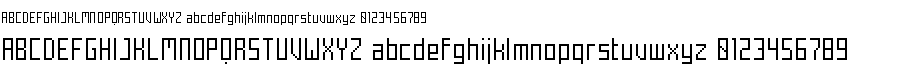preview image of the Mecha font
