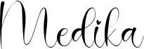 preview image of the Medika font