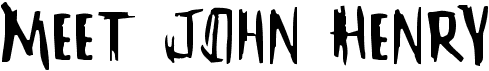 preview image of the Meet John Henry font