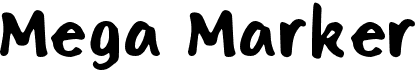 preview image of the Mega Marker font