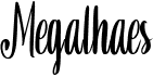preview image of the Megalhaes font