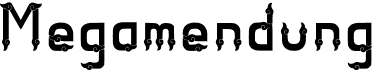 preview image of the Megamendung font