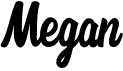 preview image of the Megan font