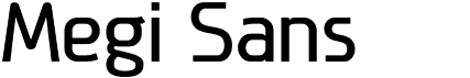 preview image of the Megi Sans font