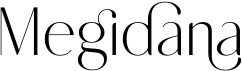 preview image of the Megidana font