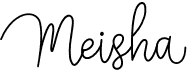 preview image of the Meisha font