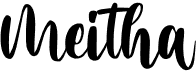 preview image of the Meitha font