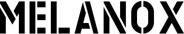 preview image of the Melanox font