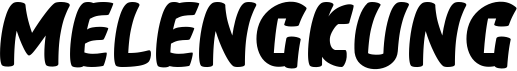 preview image of the Melengkung font