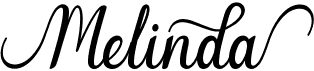 preview image of the Melinda font