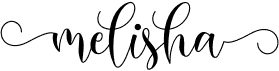 preview image of the Melisha font