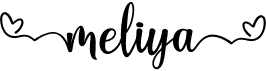 preview image of the Meliya font