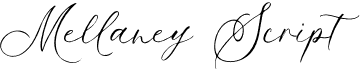 preview image of the Mellaney Script font