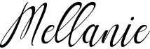 preview image of the Mellanie font