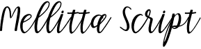 preview image of the Mellitta Script font