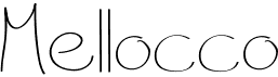 preview image of the Mellocco font