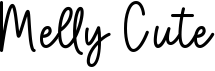 preview image of the Melly Cute font