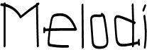 preview image of the Melodi font