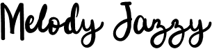 preview image of the Melody Jazzy font
