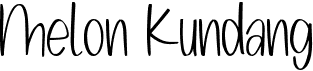 preview image of the Melon Kundang font