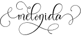 preview image of the Melonida font