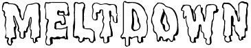 preview image of the Meltdown MF font