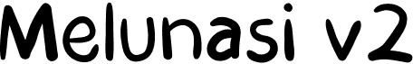 preview image of the Melunasi v2 font