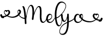preview image of the Melya font
