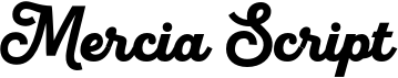 preview image of the Mercia Script font