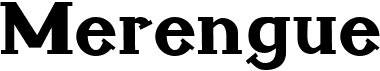 preview image of the Merengue font