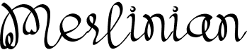 preview image of the Merlinian font