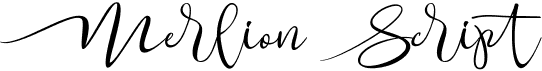 preview image of the Merlion Script font