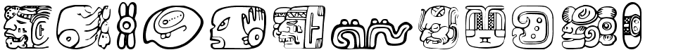 preview image of the MesoAmerica Dings font