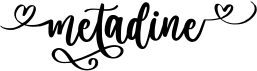 preview image of the Metadine font