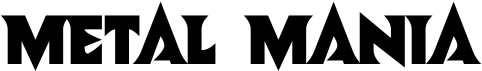 preview image of the Metal Mania font