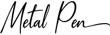 preview image of the Metal Pen font