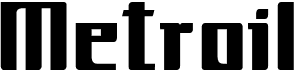 preview image of the Metroil font