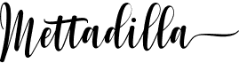 preview image of the Mettadilla font