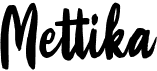 preview image of the Mettika font