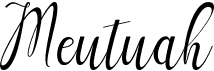 preview image of the Meutuah font