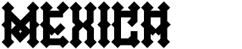 preview image of the Mexica font