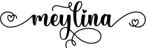 preview image of the Meylina font