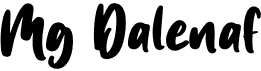 preview image of the Mg Dalenaf font